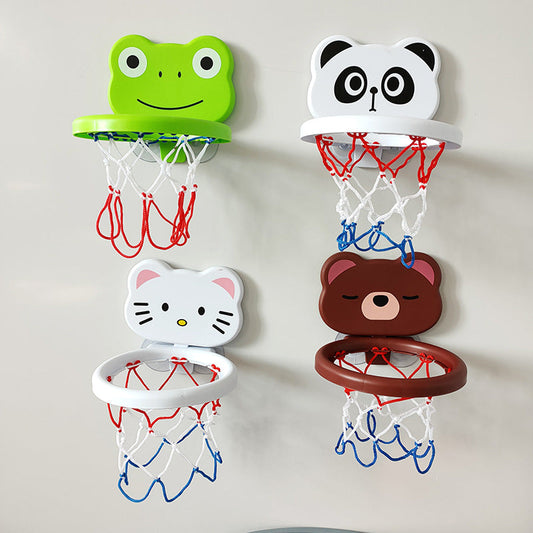 Water Play Toy Cartoon Mini Basketball Hoop For Bath Time