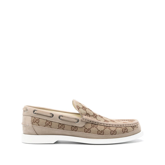 Gucci Neutrals Boat Shoes Men