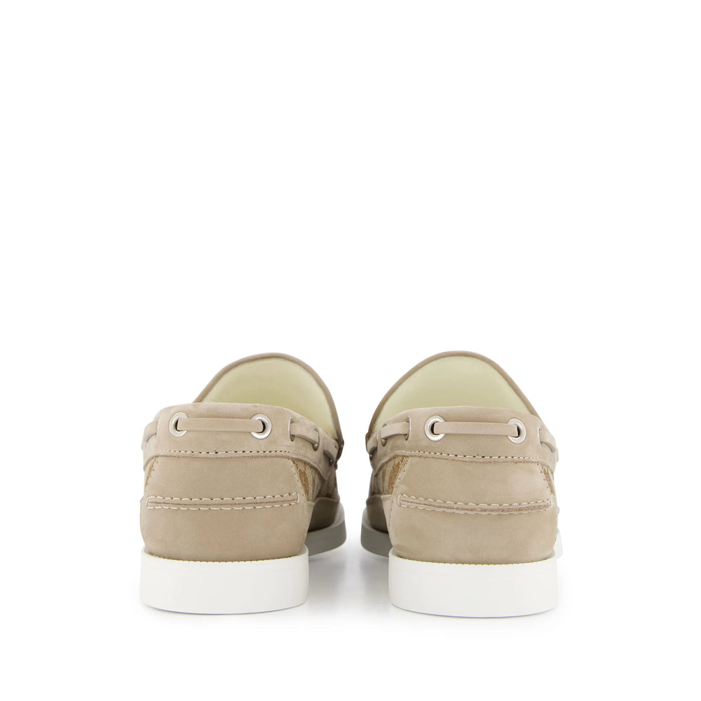 Gucci Neutrals Boat Shoes Men