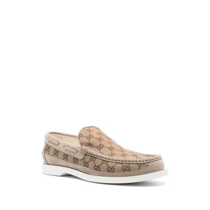 Gucci Neutrals Boat Shoes Men