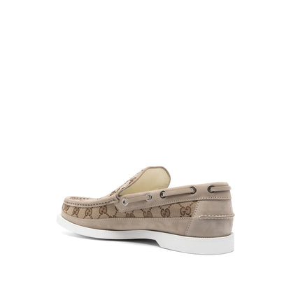 Gucci Neutrals Boat Shoes Men