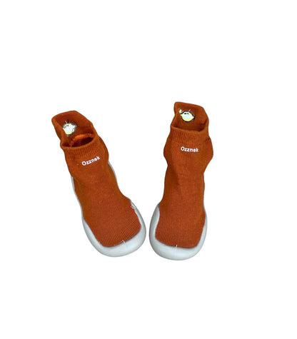 Organic Cotton Sock Shoes – Flexible, Non-Slip Baby Socks - Fruity