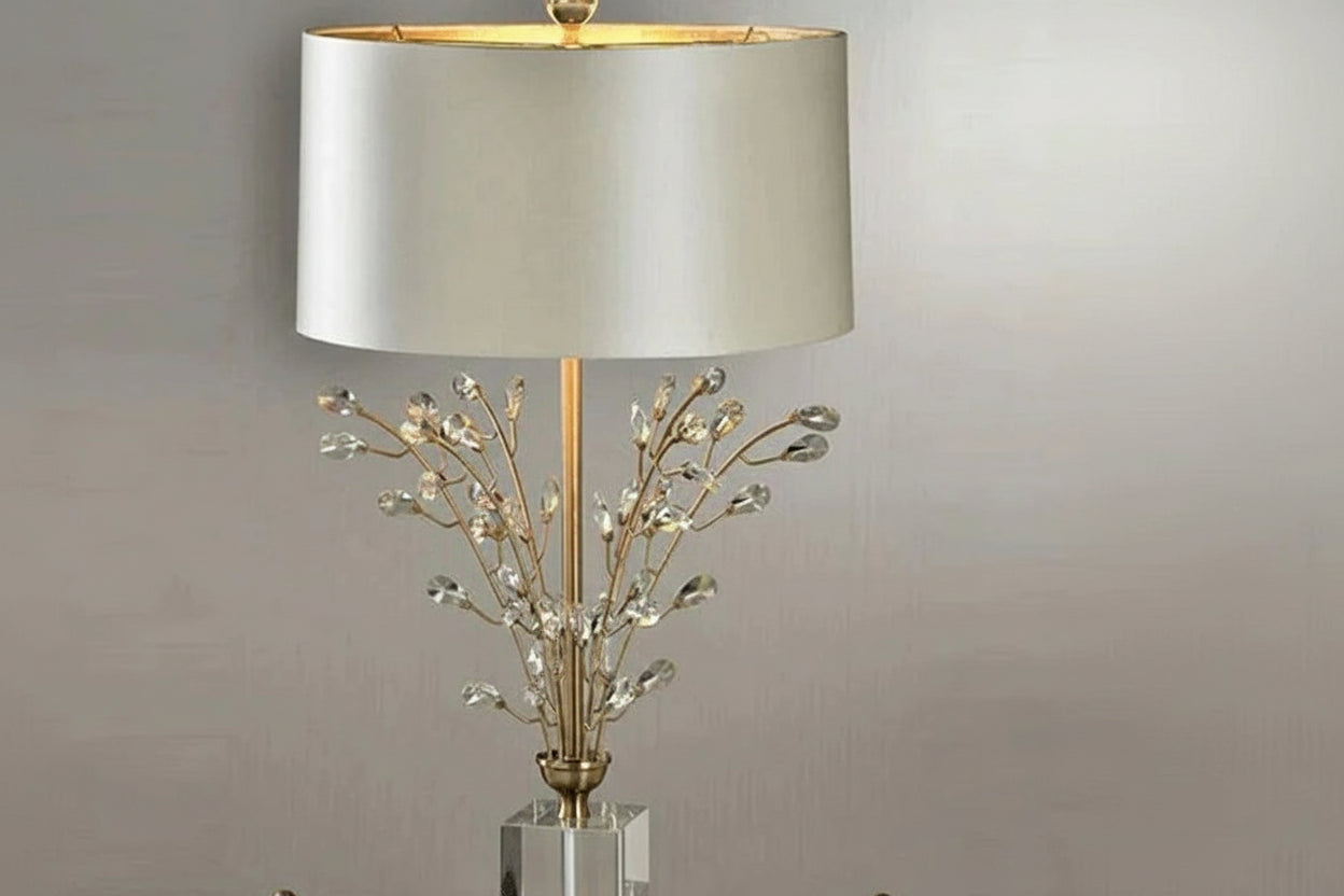 DecorBites™ Crystal Branch LED Desk Lamp for Home Bedroom