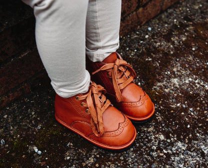 Waterproof Ankle Boots for Kids | Chestnut Color
