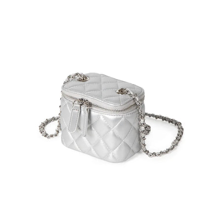 Mini Denim Crossbody Bags for Women | Lingge Chains Shoulder Bag & Fashion Brands Box Bag (Lipstick Coins Purses & Handbags)