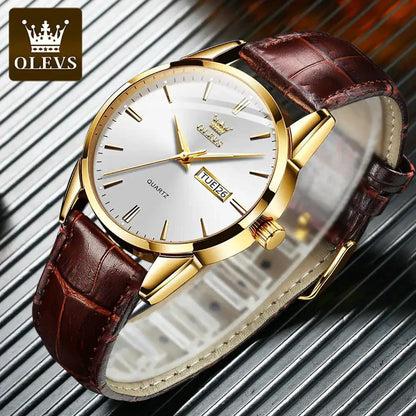 Elegant Leather Timepiece