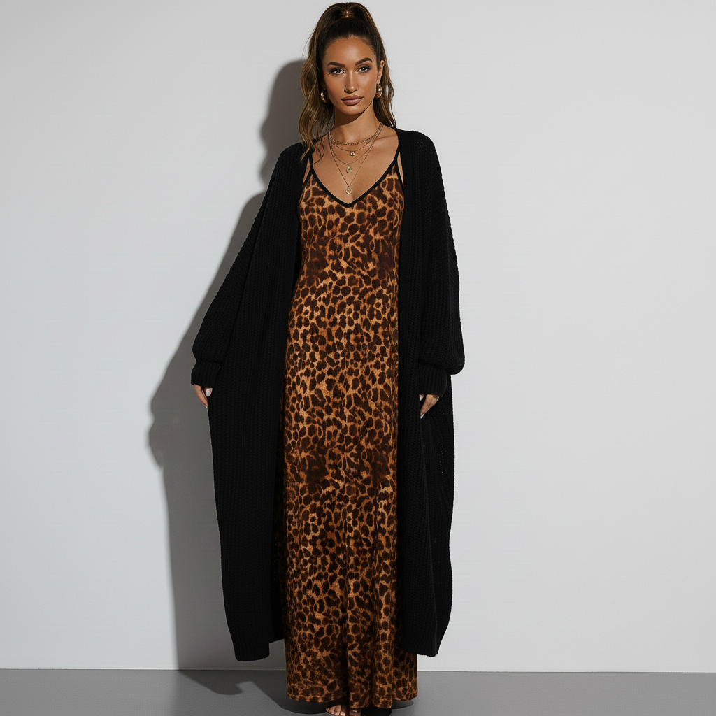 Goddess Gown - Leopard