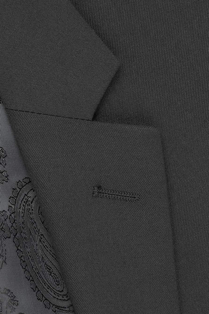 "Madison" Black Suit Jacket Notch (Separates)